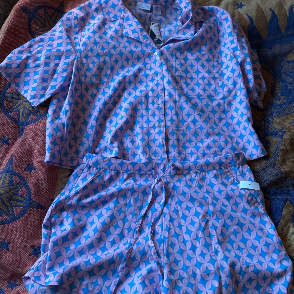 Geometric Patterned Pajamas